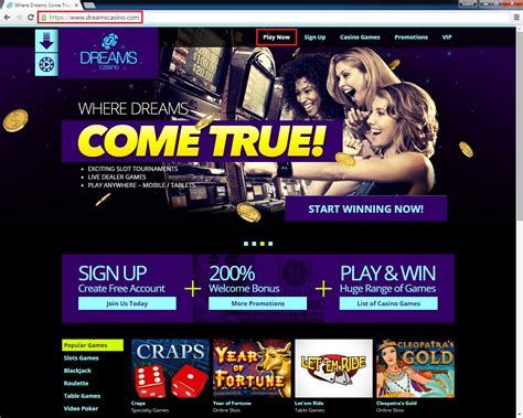 dreams casino sign in.